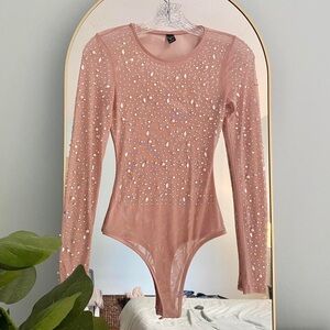 Windsor Pink Long Sleeve Bodysuit